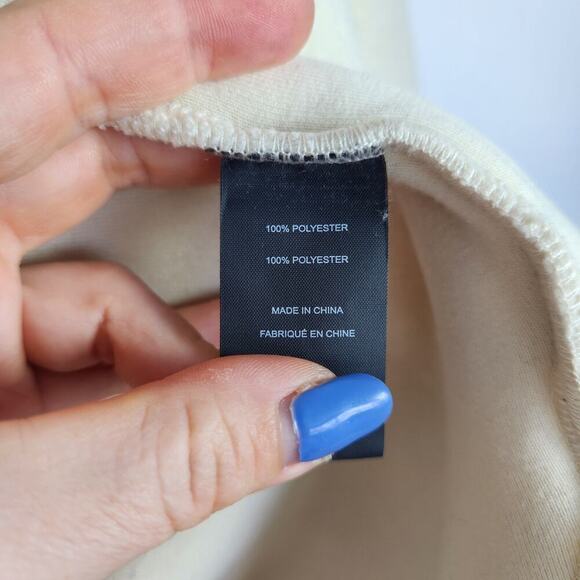 CUTS Sherpa Polarteck Full Zip Cream Jacket Cozycore Gorpcore Athlesure XXL - Picture 8 of 10